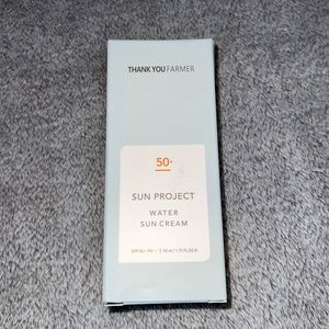 THANK YOU FARMER Sun Project Water Sun Cream SPF50+ PA+++ 50ml SHIPS ASAP